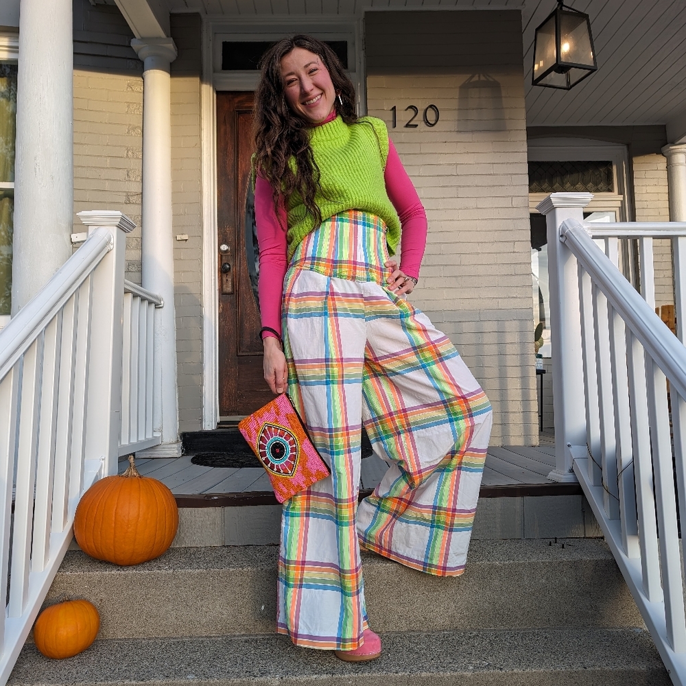Super high waist corset pants
